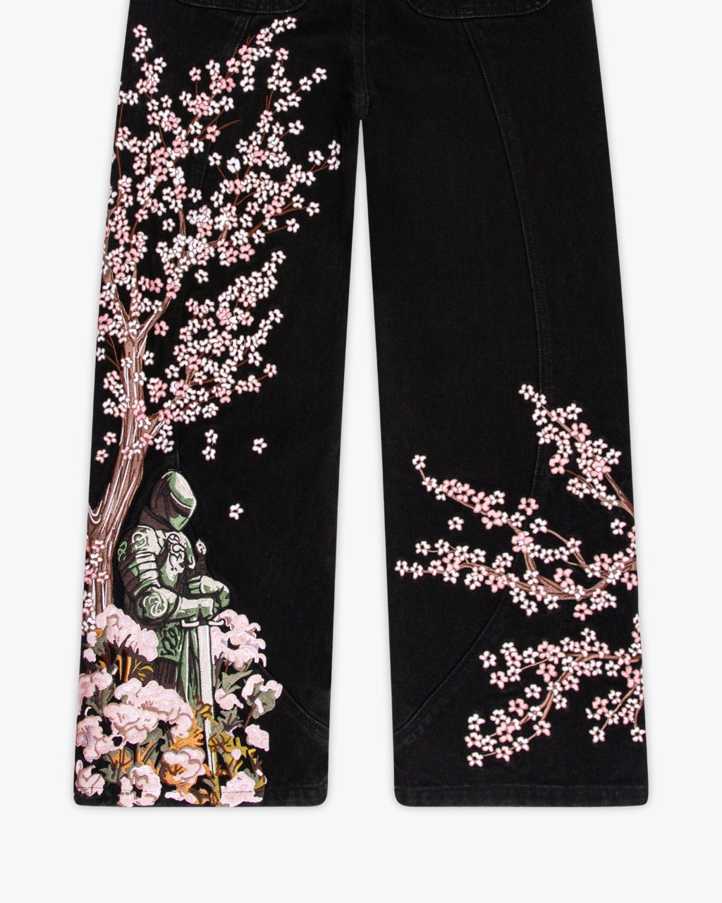 Blossom Black Denim