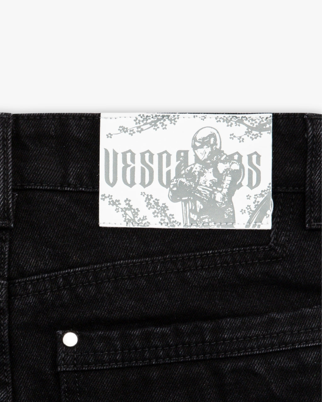 Blossom Black Denim