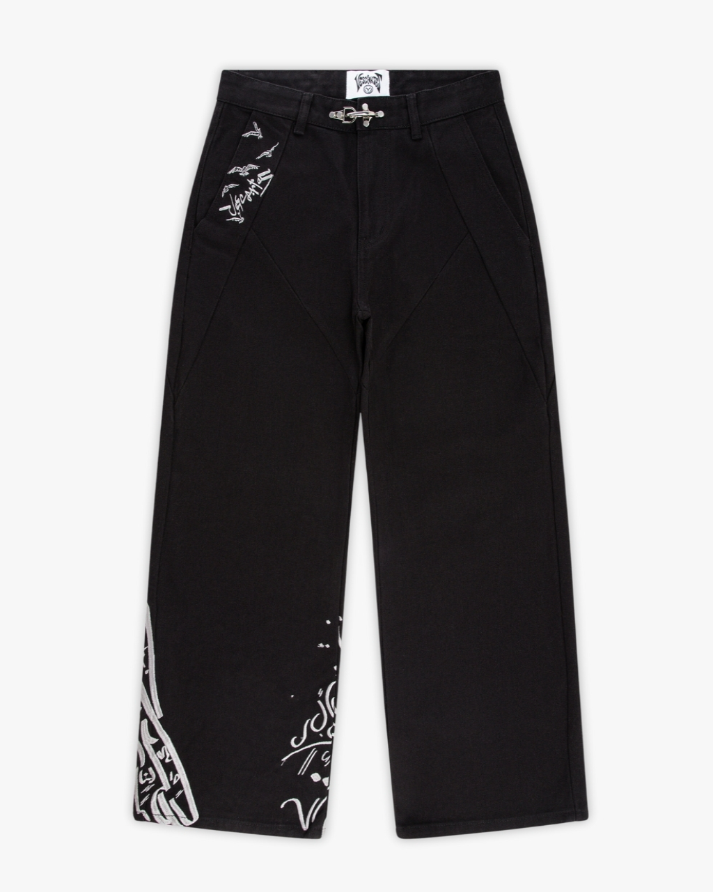 Black Crescent Pants
