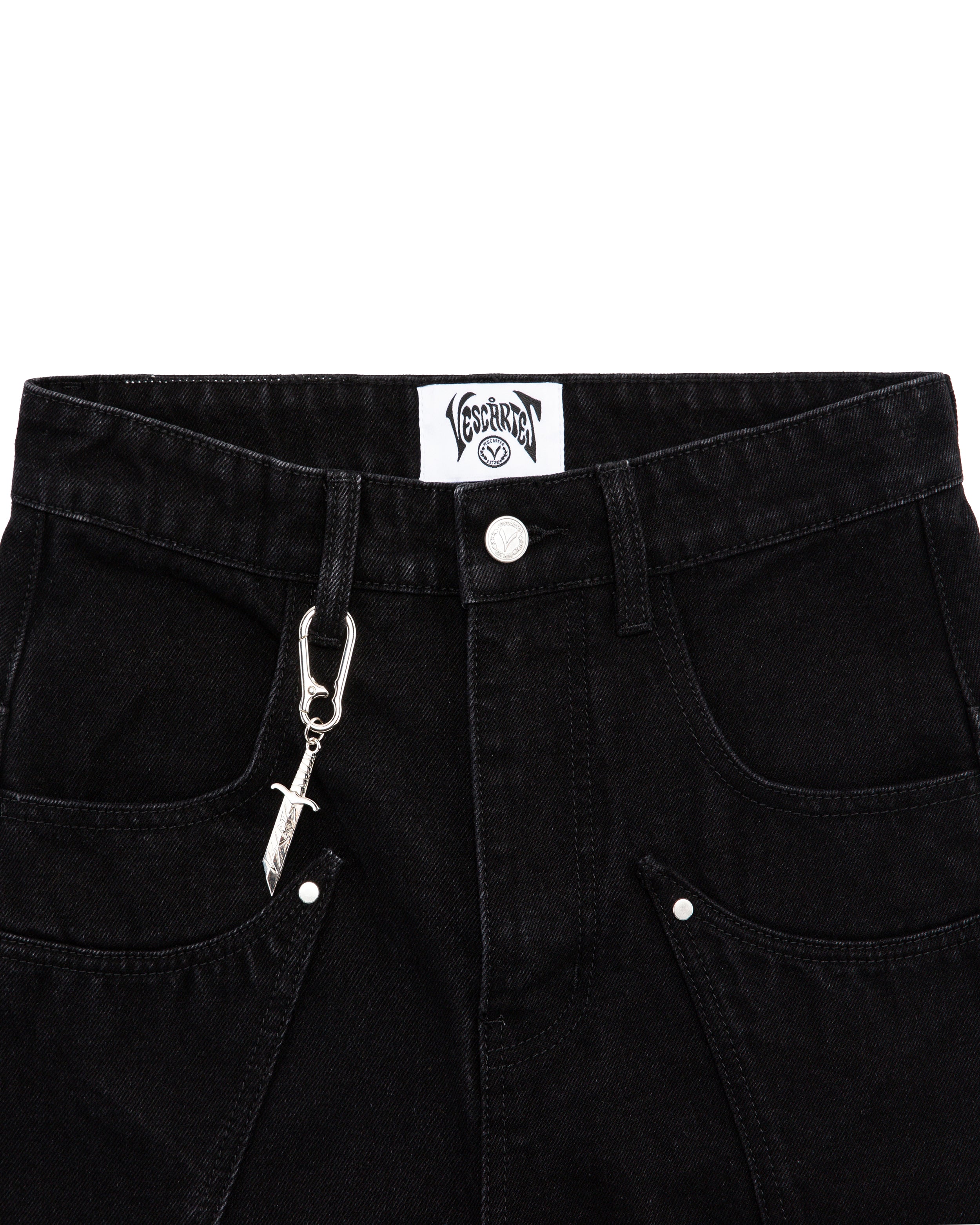 Blossom Black Denim